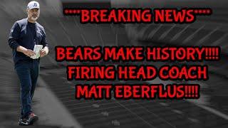 Matt Eberflus FIRED || Bears Make HISTORY