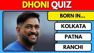 MS DHONI Quiz: 30 Questions Only A True Dhoni Fan Can Answer  