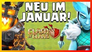 NEUES IM JANUAR & SKINS!  Clash of Clans * CoC