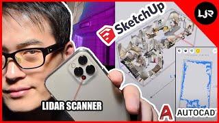 iPhone 12 Pro  LiDAR Scanner - Works On AutoCAD and Sketchup?