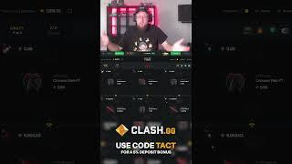 BIG CASE BATTLE WIN ON CLASH! #shorts #clash #csgo #cs2