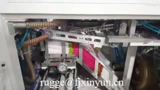 High speed automatic double decks multi rolls kitchen towel paper packing machine