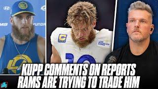 Cooper Kupp Responds Rumors Rams Are Planning To Trade Him... | Pat McAfee Show