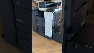 HIGH SPEED 95 copier per minute photocopier machine konica minolta #konicaminolta #highspeedprinting