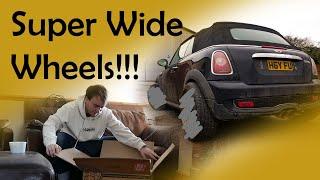 WIDEST WHEELS EVER to be put on a MINI COOPER S | WILL THEY ACTUALLY FIT ???