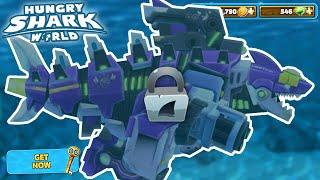 New MECHA Godzilla Shark Unlocked!!! - Hungry Shark World | HD