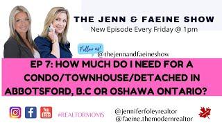 SEASON 1 EP 7: How much do I Need for a Condo/ Townhouse/ Detached in Abbotsford, B.C or Oshawa, On?