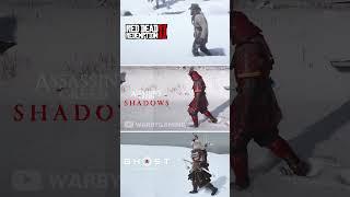 AC Shadows vs RDR2 vs Ghost of Tsushima | Snow Physics