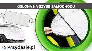 Osłona mata na szybę samochodu przeciwsłoneczna | PrzydaSiePL