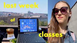 last week of school: studying in prague vlog