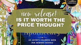 NEW Mythographic Magick Apothecary Adult Coloring Book -- is it Worth the Price?