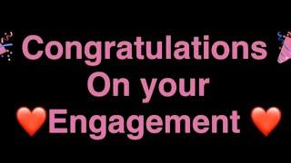 Congratulations on your engagement message