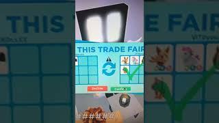 Which trade was the best ? #robloxadoptme #rqbloxbacon #baconsquad #roblox #trading #tradinginadopt