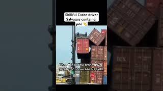 Interesting Maritime incidences part 12. #maritime #crane #container #maritimeaccident