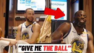 Steph Curry & Draymond Green ARGUE Over 25,000 Points Ball ''I WANT THE BALL BIG DAWG'' 