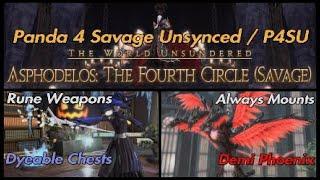 FFXIV: Panda Four Savage Unsynced P4SU Mount Farm - (Pandaemonium Asphodelos: Circle Four Hesperos)