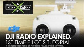 DJI Phantom 2, Radio Explained, Complete Tutorial