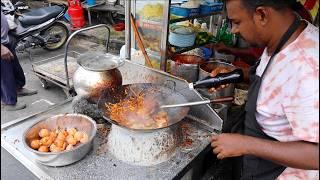 Less Than a Dollar! Amazing Indian Street Food Cooking Skills in Penang