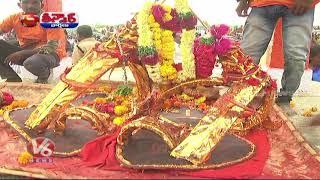 Kurumurthy Jatara Celebrations Starts In Mahabubnagar | Teenmaar News | V6 Telugu News