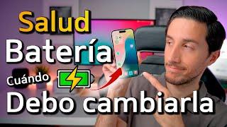 Salud de batería en iPhone ¿Cuándo CAMBIAR la Batería en tu iPhone?