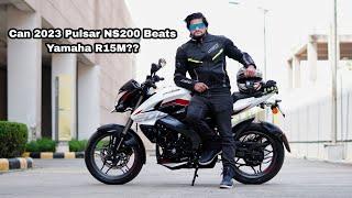 Can 2023 Pulsar NS200 Bs7 Beats Yamaha R15M? | Ye Sachchai Apko Aur Koi Nahi Batayega!