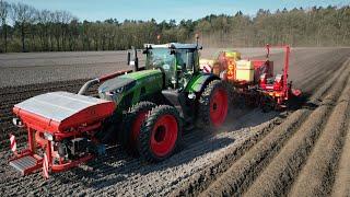 Kartoffeln pflanzen/ legen - Fendt 933 und Grimme GL 860 vom LU Peterberns im Emsland