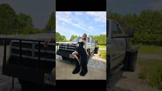 If barbie was a mechanic that drove a 3500 cummins. #femalemechanic #dieselmechanic