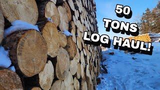 50 TONS OF DRY LOGS!! $$$