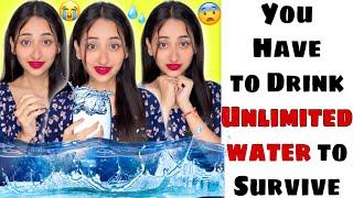 You Have To Drink Unlimited Water to Survive #funnyshorts #ytshorts #shorts