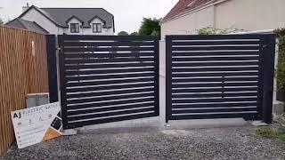 Electric Driveway Gates, Contemporary Gates, Automated Aluminium Gates, Bespoke, AJ Electric Gates