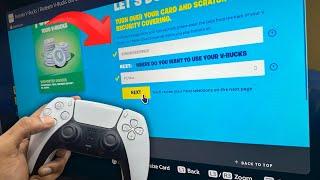 How to Redeem Vbucks on PS5 - Easiest method on YouTube