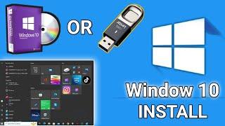 Window 10 karne Ka Tarika | Windows 10 Installation Step By Step ‍️