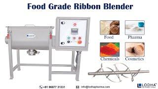 Food Grade Ribbon Blender, Ribbon Mixer Manufacturer