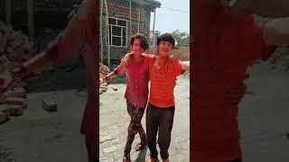 Holi celebration with gunjan by sahil Joshi Vlogs#shorts