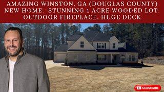 Take A Tour Of This Stunning Winston, GA New Home.  1 Acre Wooded Lot.  Simply Gorgeous!