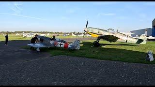 Messerschmitt Bf 109 | flugfähige ME 109 | Flugplatz Hangelar Präsentation NEU 4k 11-2023