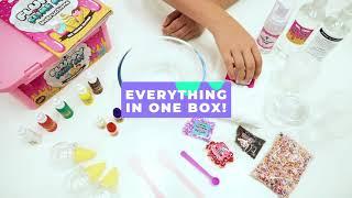 Original Stationery Fluffy Slime Kit for Girls Everything in One Box to Make Ice Cream Slimes