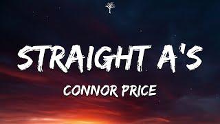 Connor Price - Straight A's (Lyrics)