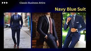 Classic Business Attire: The Timeless Navy Blue Suit | Fashion Forward