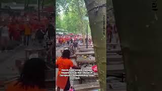 Dutch Fans Attack England Supporters in Bar Ahead Of European Championship Semi Final. #Euro2024