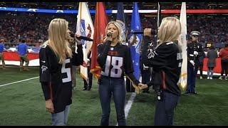 The Castellows Star Spangled Banner | National Anthem at Atlanta Falcons NFL game