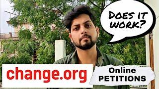 Do Online Petitions work? Change.org - Episode-5 - SHUBH SPEAKS