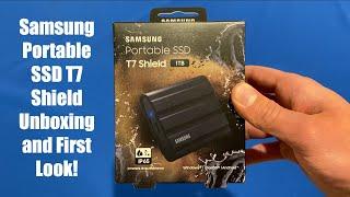 Samsung T7 Shield Portable SSD Unboxing and First Look (inc. Benchmarks)