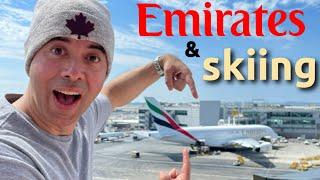 I Flew Emirates Direct to Ski from the US!