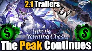 FIRST TIME REACTING To Star Rail 2.1 Trailers! | DonnyVick Reacts | The Yawning Chasm Awaits!