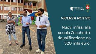 Comune di Vicenza | Nuovi infissi alla scuola Zecchetto: riqualificazione da 320 mila euro