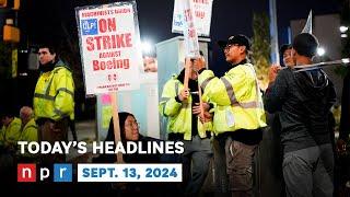 Boeing's Machinists Vote To Go On Strike | NPR News Now