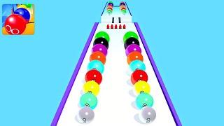 Merge Ball Race - Ball Merge 2048 Game ! All Levels Gameplay (36-56) android,ios