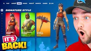 RENEGADE RAIDER is *BACK* in the Fortnite Item Shop! (RIGHT NOW)