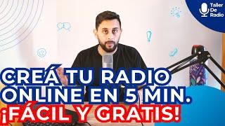 Cómo Crear una Radio Online GRATIS | Tutorial Fácil #TallerDeRadio